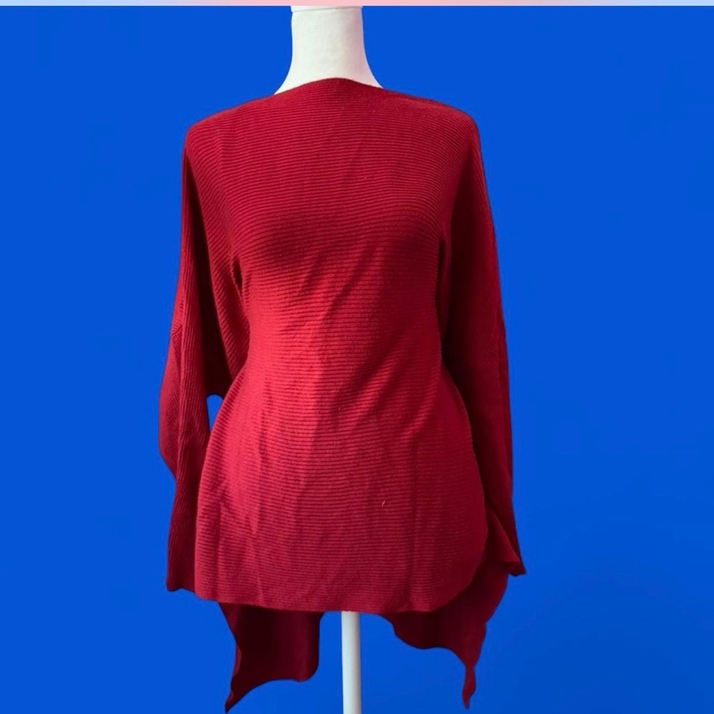 Vince Camuto Vibrant Red Knit Sweater